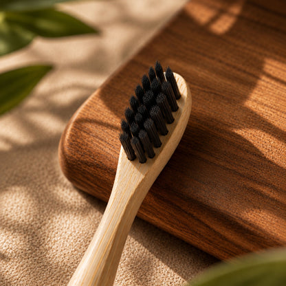 Natural Bamboo Electric Toothbrush Heads - 3 Pack