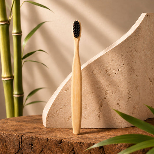 Natural Bamboo Toothbrush - Toxin and Microplastic Free