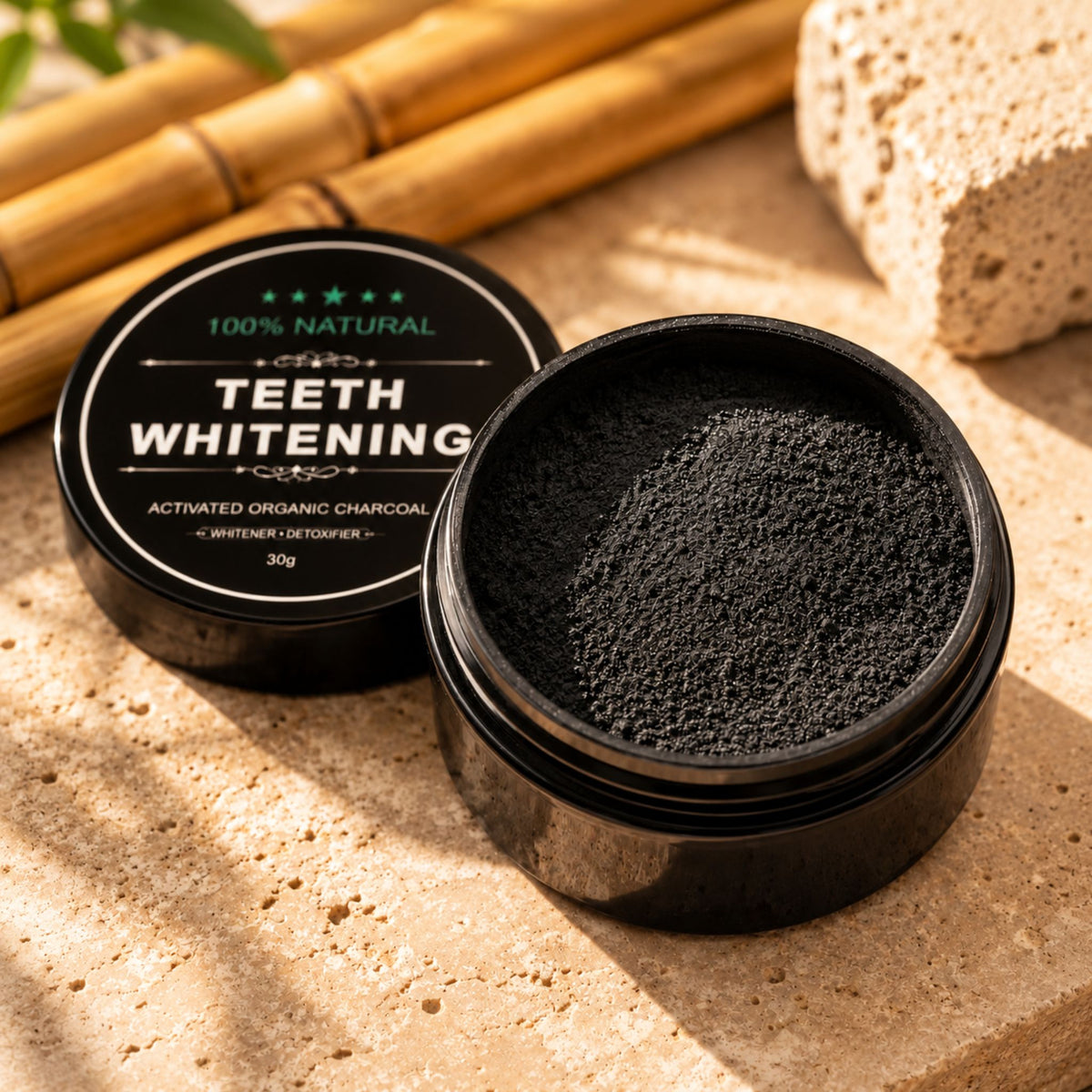 Pure Teeth Whitening Charcoal - 100% Natural