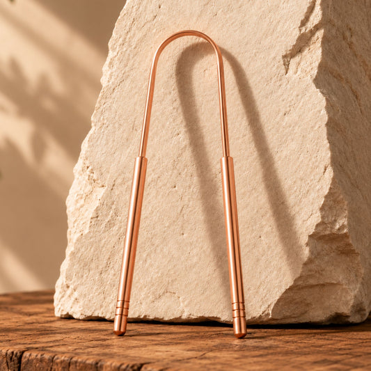 Premium Copper Tongue Scraper