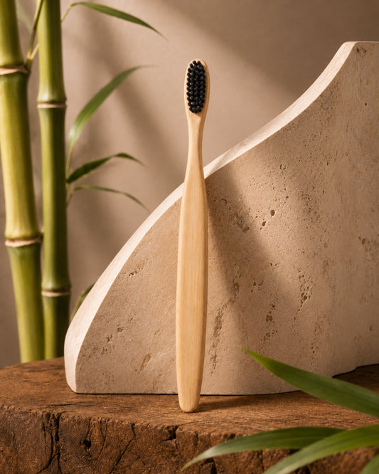 Natural Bamboo Toothbrush - Toxin and Microplastic Free