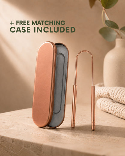 Premium Copper Tongue Scraper